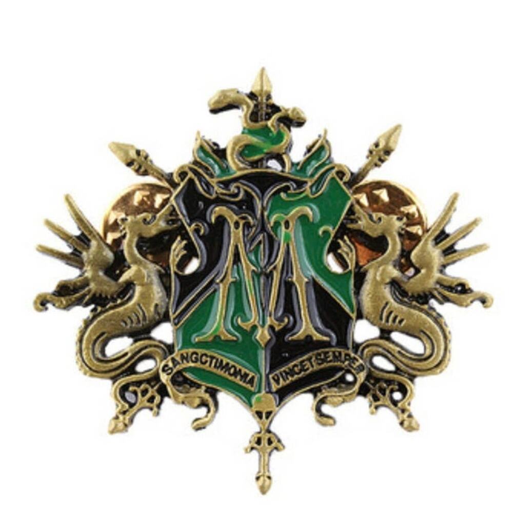 Harry Potter Draco Malfoy Family Motto Enamel Pins 414